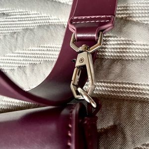 Zara Womens Purple Cross-Body Bag